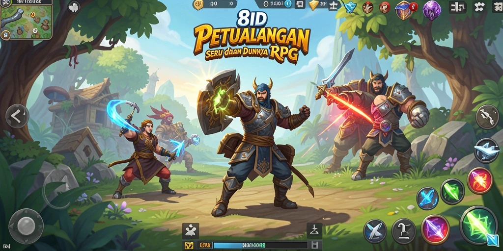 Tampak gameplay menegangkan dari 8ID dengan pertarungan yang seru.