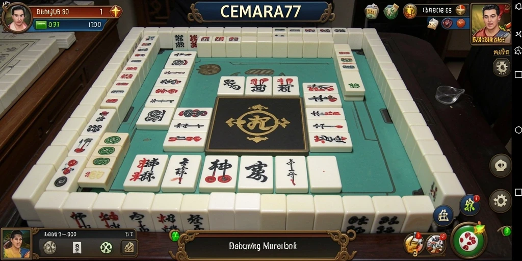 Screenshot menampilkan gameplay Mahjong yang seru dan interaktif.