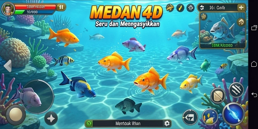 Tangkapan layar gameplay seru dalam MEDAN4D dengan grafis menawan.