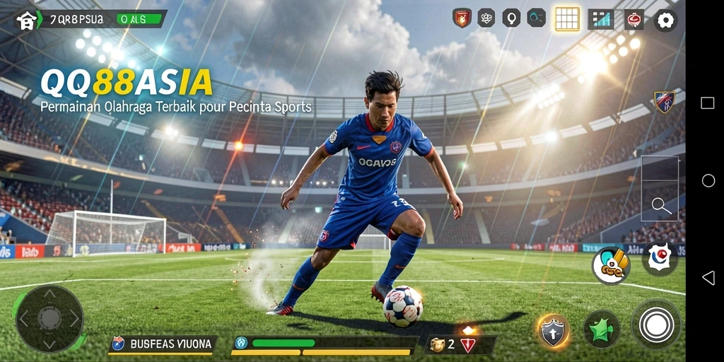 Tampilan gameplay dinamis dan menegangkan dalam QQ88ASIA.