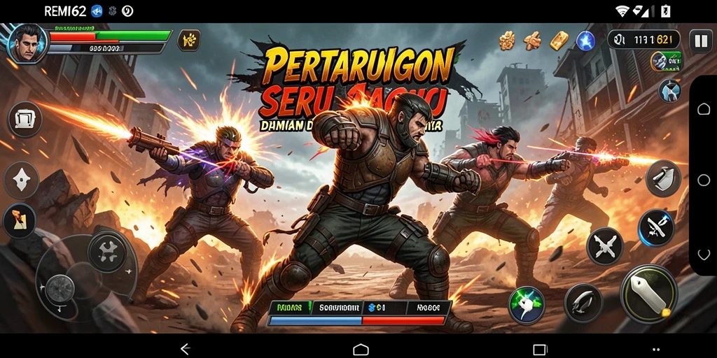 Tampilan gameplay menegangkan dari REMI62 saat beraksi.