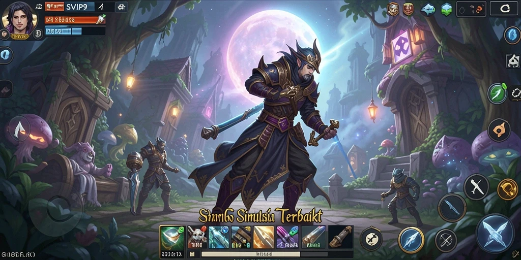 Gameplay menarik SVIP9 dengan berbagai aktivitas simulasi.