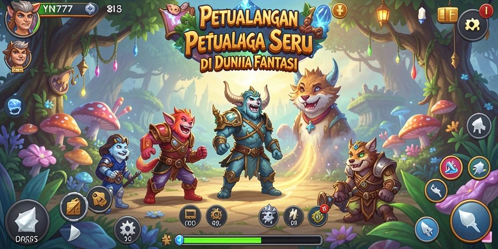 Tampilan gameplay seru dalam YN777 dengan petualangan yang menarik.